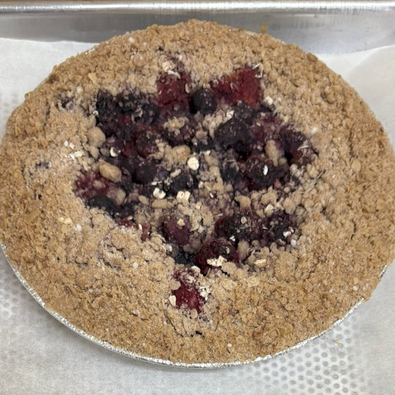 From our Kitchen - GF Berry Crumb Pie