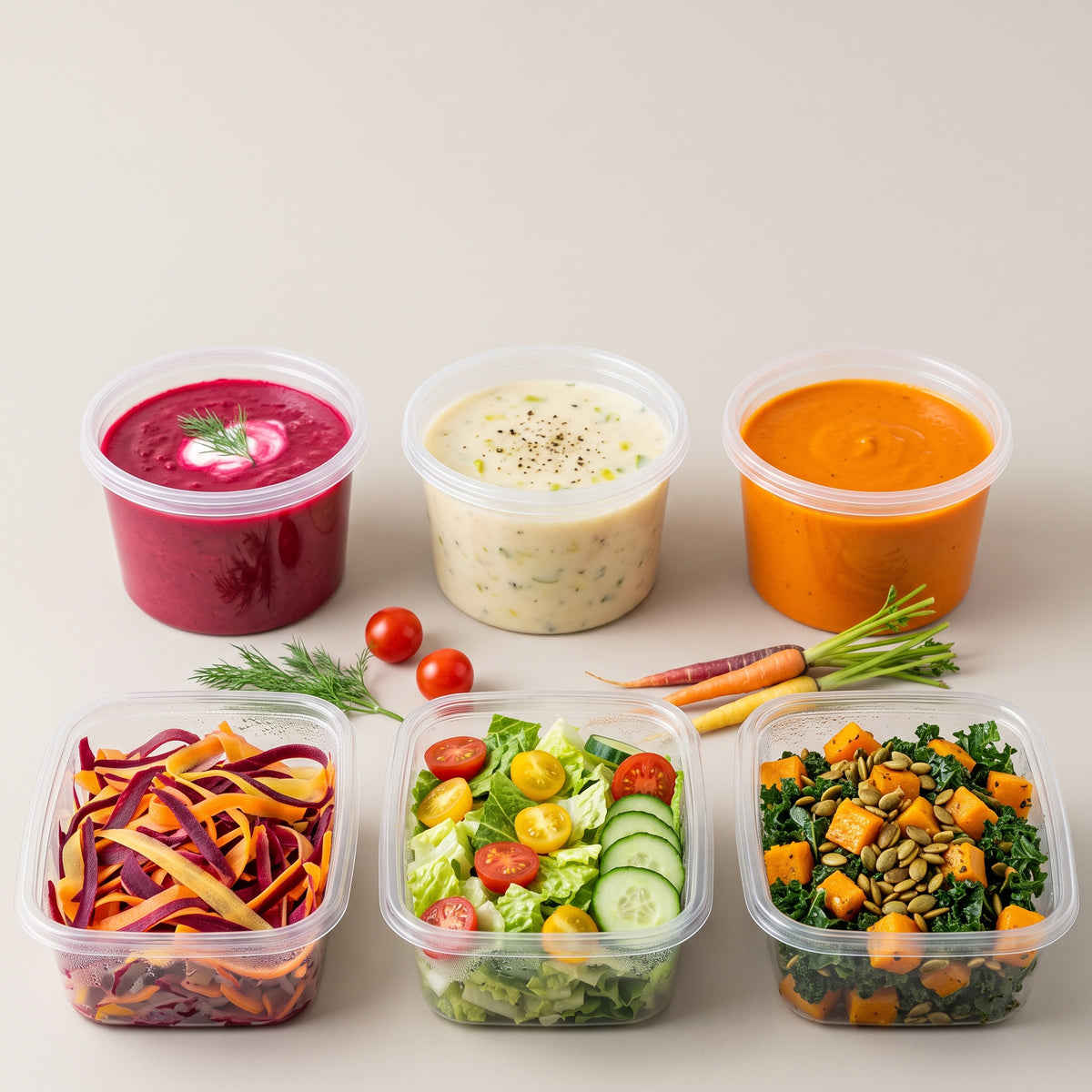 Local Harvest Bowl - Small (3 soups & 3 salads)